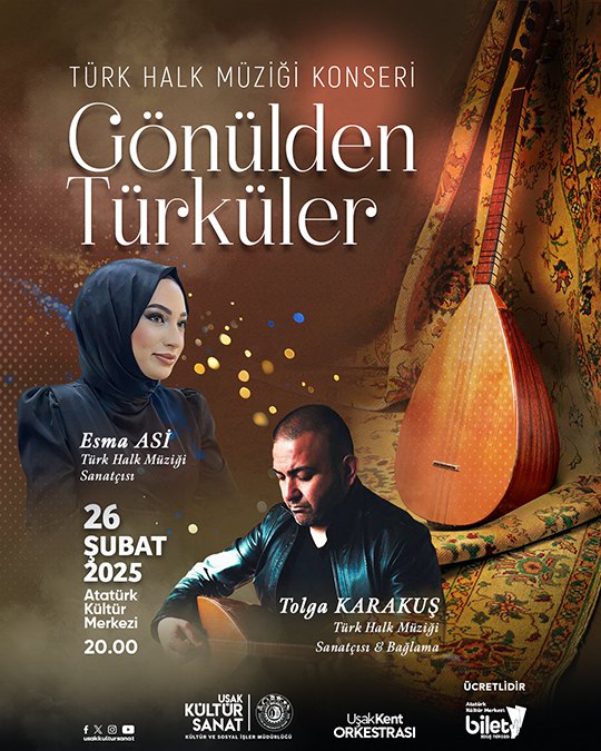 Gönülden Türküler Türk Halk Müziği Konseri